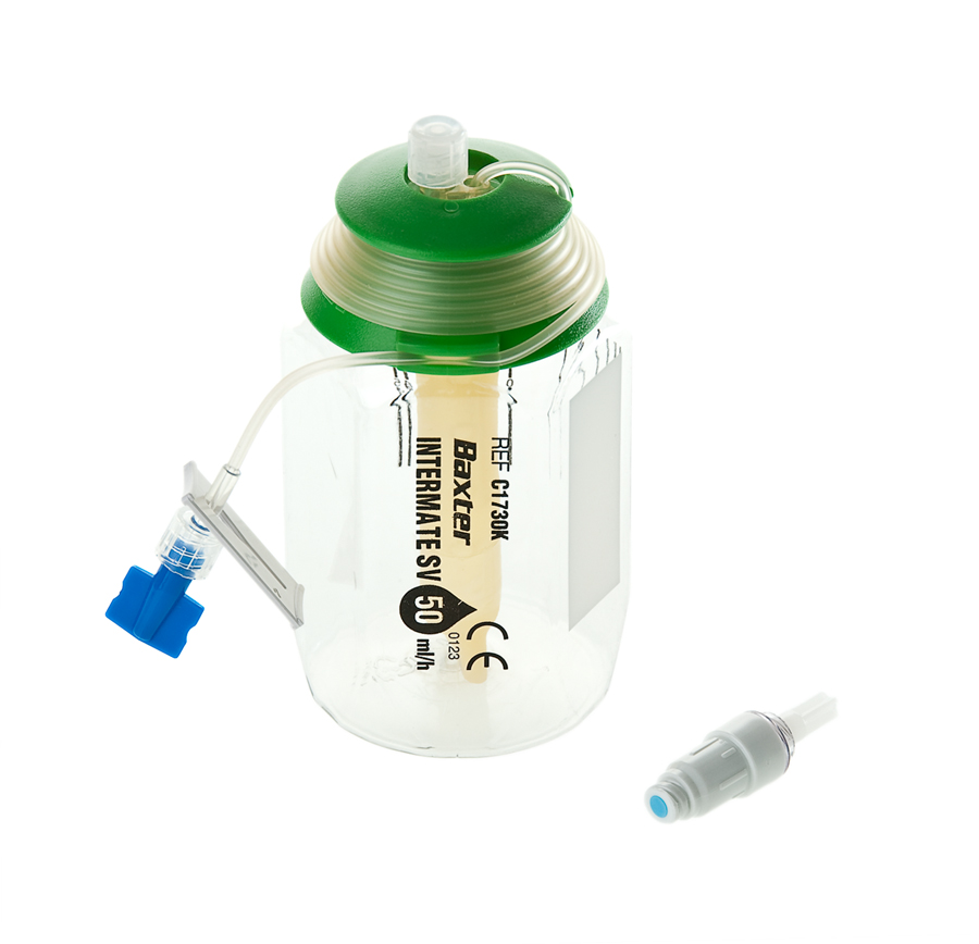 Barn Ufrugtbar tyngdekraft Infusion Devices: Intermate Elastomeric Device 105mL 50mL/Hour